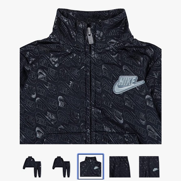 Nike Baby Girls Mini Me Tricot Jacket with Matching Pants Set - Picture 3 of 4